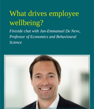 What drives employee wellbeing